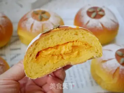 Make Pumpkin cheese bun step 11