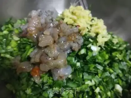 Make Shrimp egg dumplings step 7