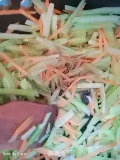 Make Eggcake cabbage step 4