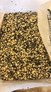 Make Sesame peanut sugar step 13