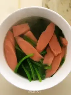 Make Spinach ham and sausage soup step 4