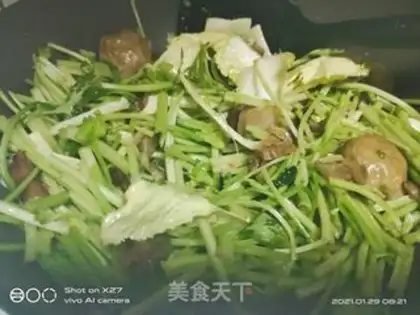 Make Sausage meatballs and celery step 2