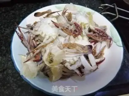 Make Crab onions step 0