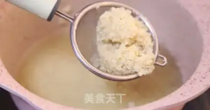 Make quinoa mango pudding step 1