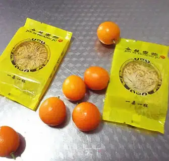 Make Orange chrysanthemum tea step 0