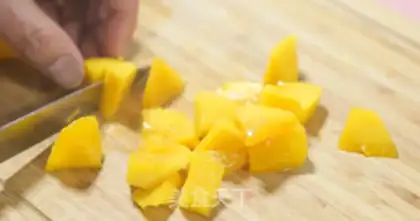 Make quinoa mango pudding step 4