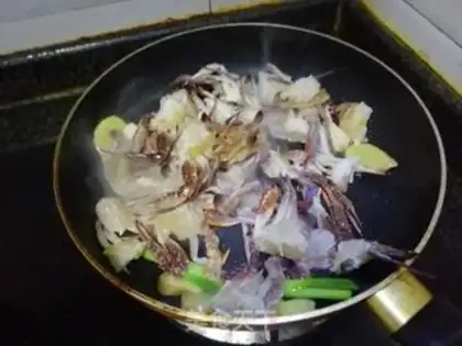 Make Crab onions step 5