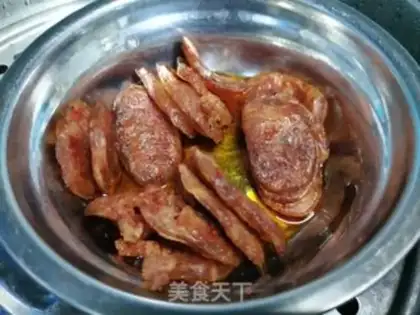 Make Garlic sausage step 2