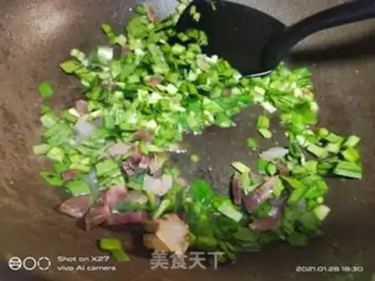 Make Cream sausage fried rice step 1