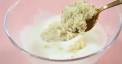 Make quinoa mango pudding step 9