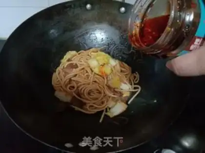Make The cabbage and rice powder step 6