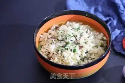 Make Cream sausage fried rice step 7