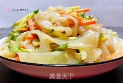 Make cucumber carrot sauce wide powder step 9