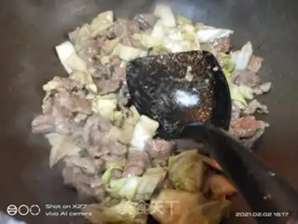 Make Beef cabbage step 3