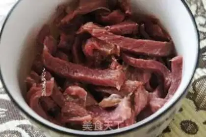 Make Cream beef step 1