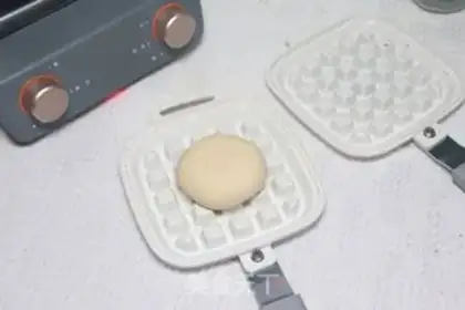 Make A fragrance waffles step 6