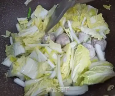 Make Bean curd soup step 1