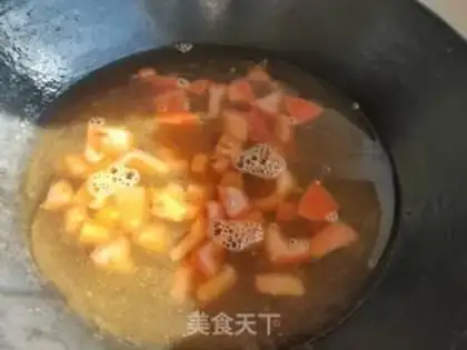 Make Tomato egg paste step 6