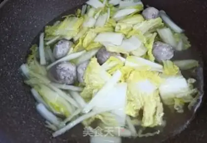 Make Bean curd soup step 2