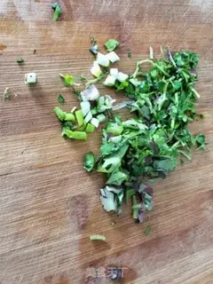 Make A spinach mix fan step 4