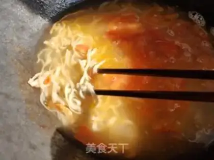 Make Tomato egg paste step 9