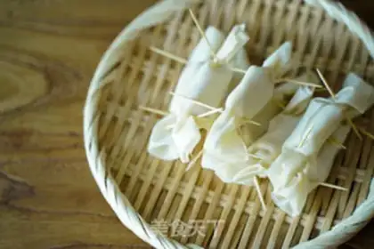 Make Sweet Spring Roll step 4