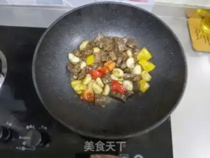 Make Black pepper garlic beef step 9