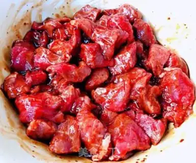 Make Black pepper beef step 2