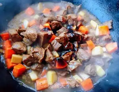 Make Black pepper beef step 8