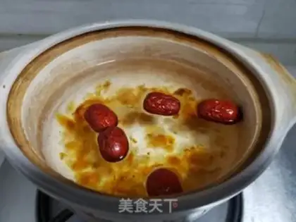 Make Peach gel milk step 4