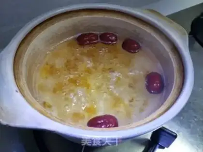 Make Peach gel milk step 5