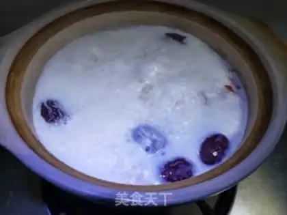Make Peach gel milk step 7