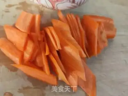 Make Carrot, wood, eggs step 1