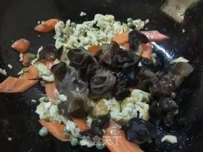 Make Carrot, wood, eggs step 11