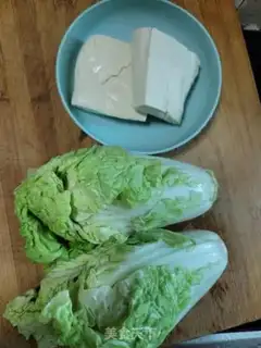 Make Fried tofu cabbage step 0