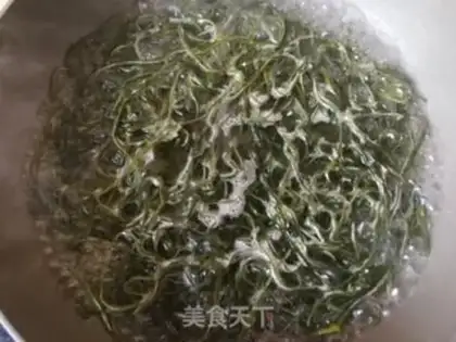Make Carrot fragrance with sea ribbons step 2