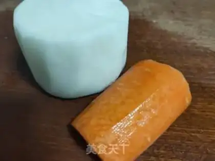 Make The radish step 0