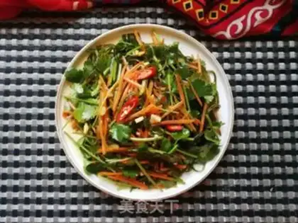 Make Carrot fragrance with sea ribbons step 8