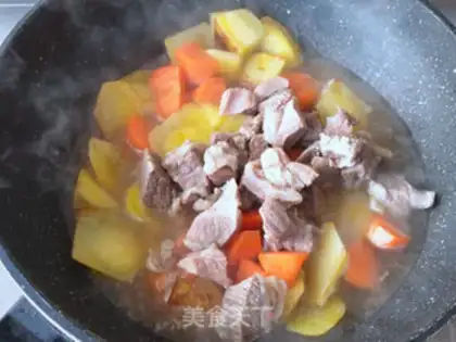 Make Curry cow and potatoes step 9