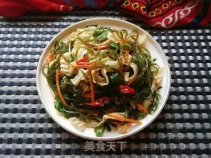 Make Carrot fragrance with sea ribbons step 9