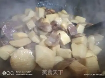 Make Bean petal sausage step 6
