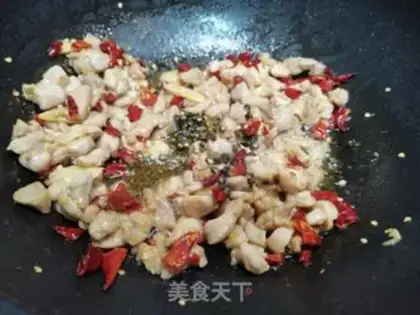 Make Spicy chicken step 7