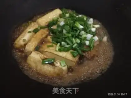 Make Tofu onions step 7