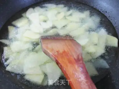 Make Pickles, potatoes, tofu soup step 3