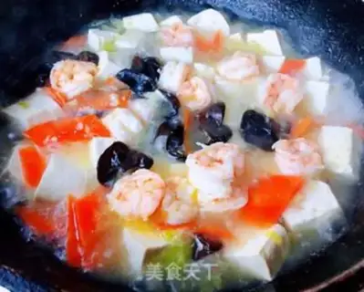 Make Shrimp sprouts and tofu step 7
