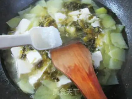 Make Pickles, potatoes, tofu soup step 6