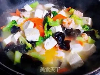 Make Shrimp sprouts and tofu step 9