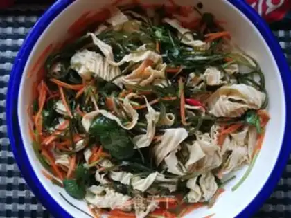 Make Seaweed silk mixed with man-made meat step 8