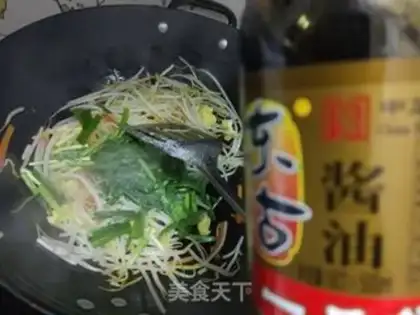 Make Scrambled bean sprouts step 9