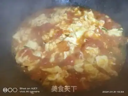 Make Tomato egg noodles step 8